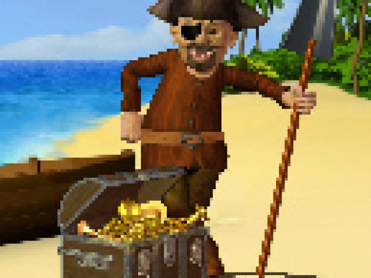 Geburtstagskarte Piratenfluch Bild 1